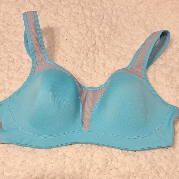 q Womens Wacoal Blue/gray Underwire Bra Size 38D - Picture 1 of 3